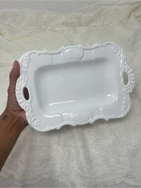 Ten Strawberry Street White Platter